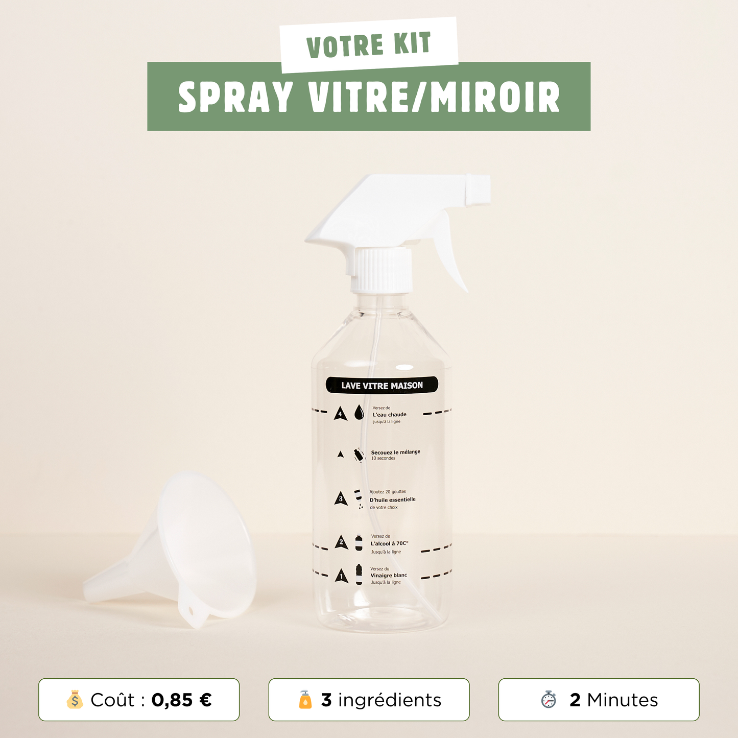 Kit Spray Lave Vitre.