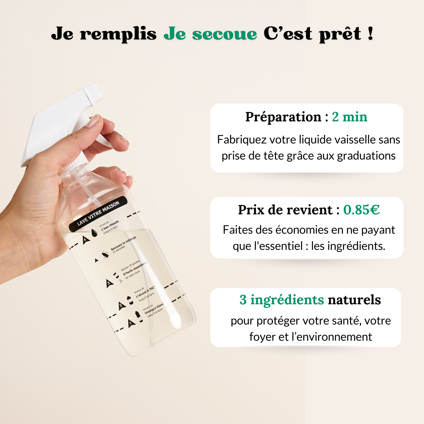 Kit Spray Lave Vitre.