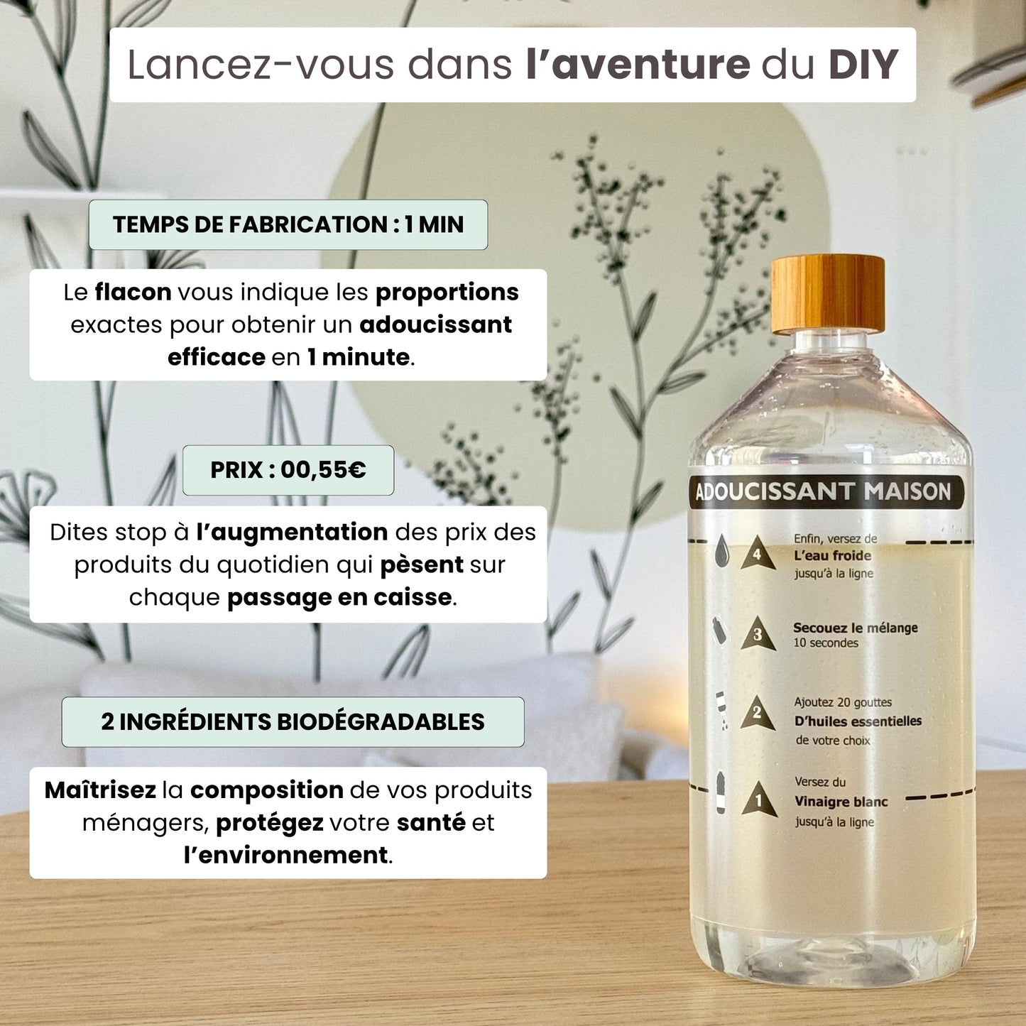 Adoucissant DIY gradué Kit