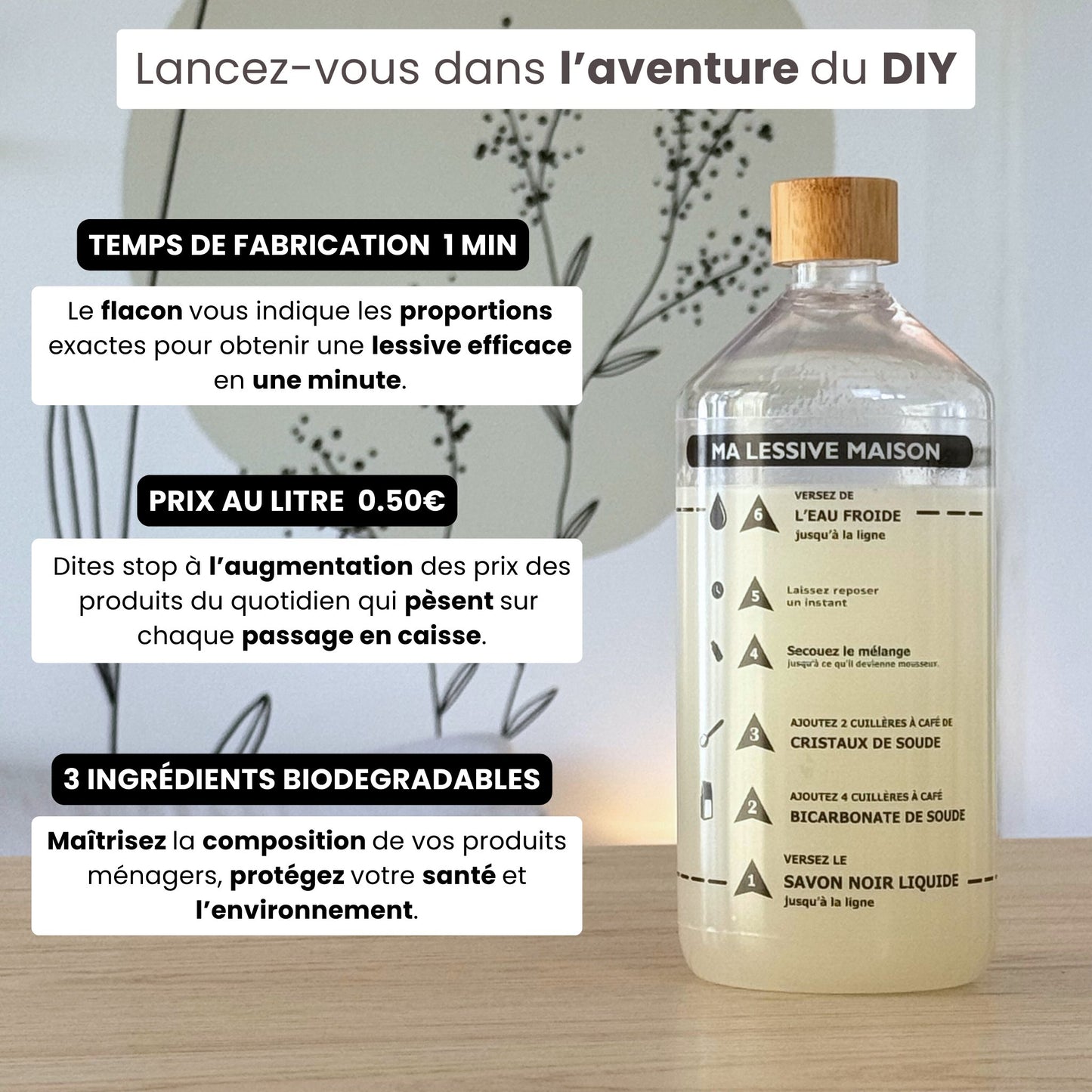 Kit Lessive DIY gradué